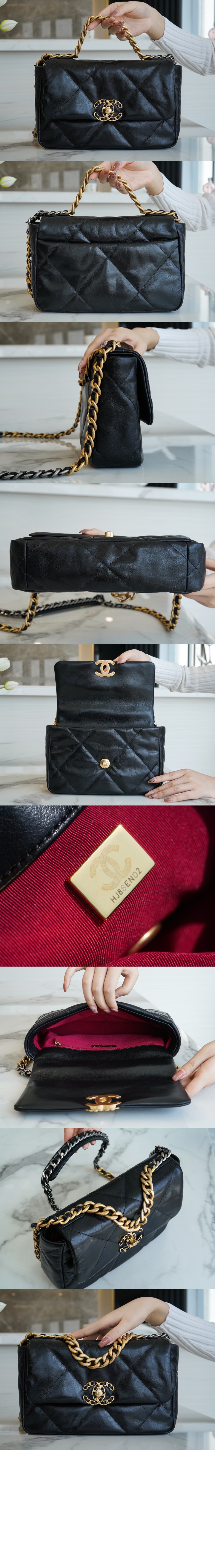 샤넬 19백 미듐 AS1160