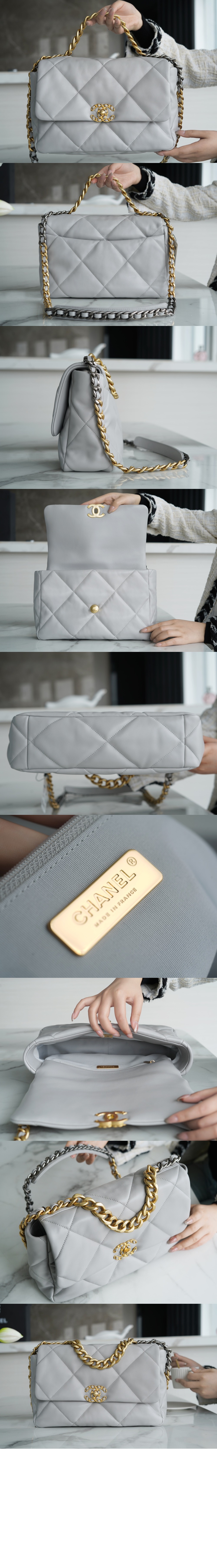 샤넬 19백 미듐 AS1160