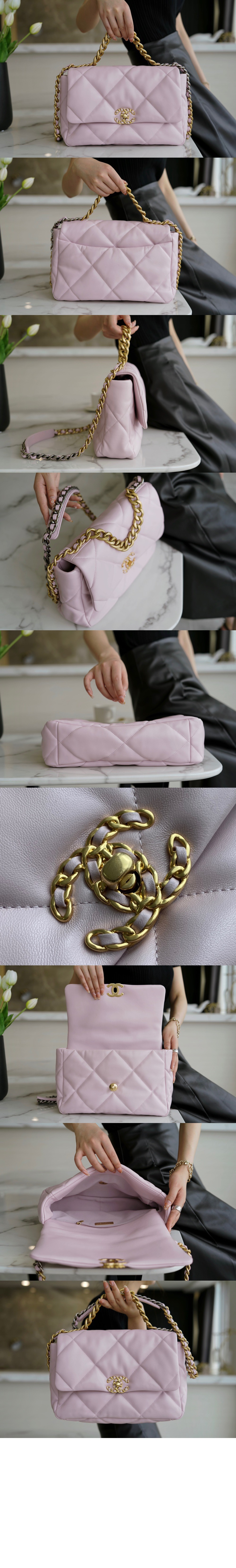 샤넬 19백 미듐 AS1160