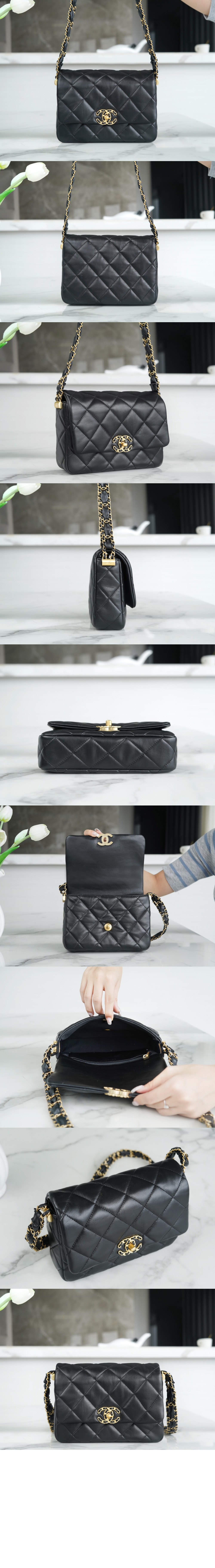 샤넬 체인 플랩백 빈티지 카프스킨 AS4423