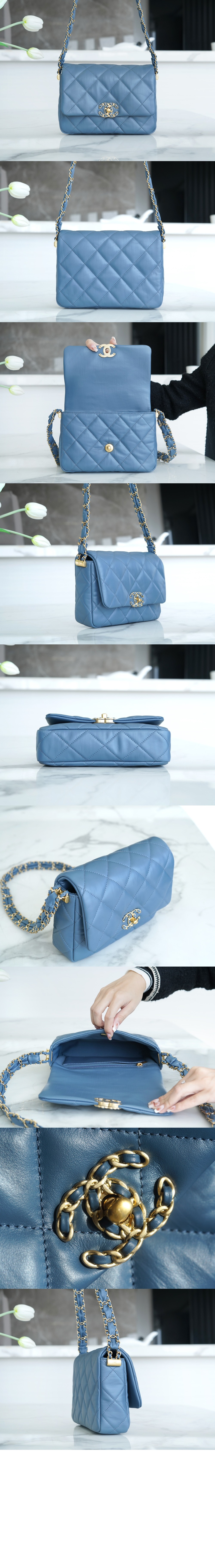 샤넬 체인 플랩백 빈티지 카프스킨 AS4423