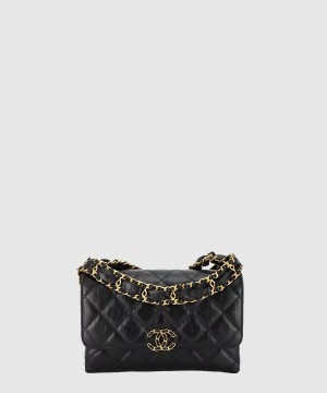 샤넬 체인 더블 포켓 플랩백 AP3572