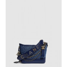 샤넬 데님 가브리엘 호보백 스몰 AS0865