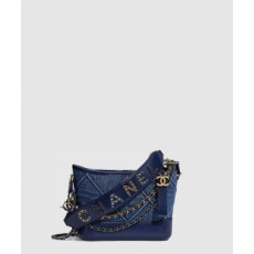 샤넬 데님 가브리엘 호보백 스몰 AS0865