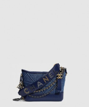 샤넬 데님 가브리엘 호보백 스몰 AS0865