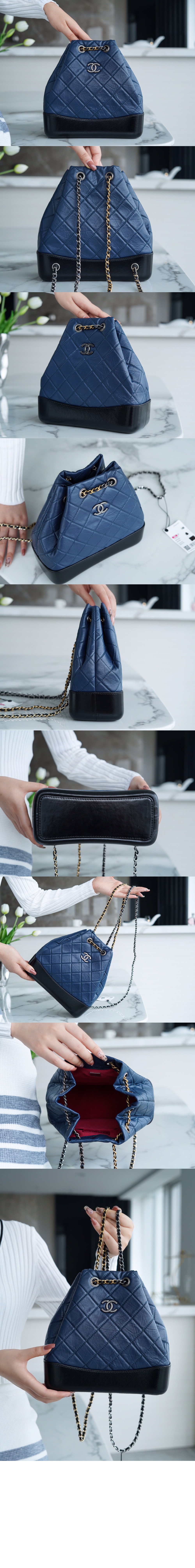 샤넬 가브리엘 백팩 스몰 투톤 A94485