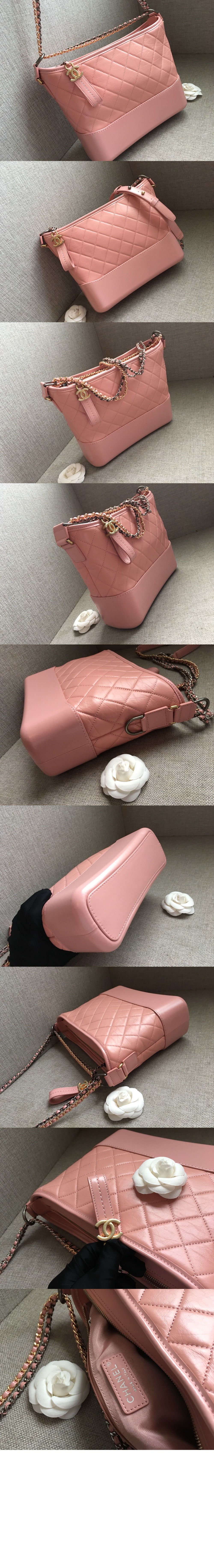 샤넬 가브리엘 호보백 미듐 원톤 A93824