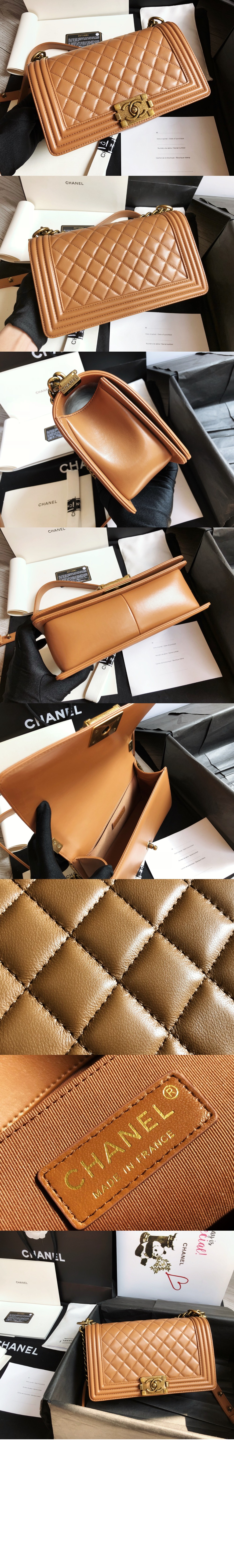 샤넬 보이백 램스킨 미듐 인기색상 A67086