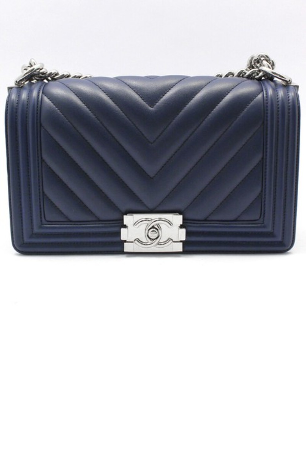 샤넬 쉐브론 보이백 램스킨 미듐 인기색상 A67086