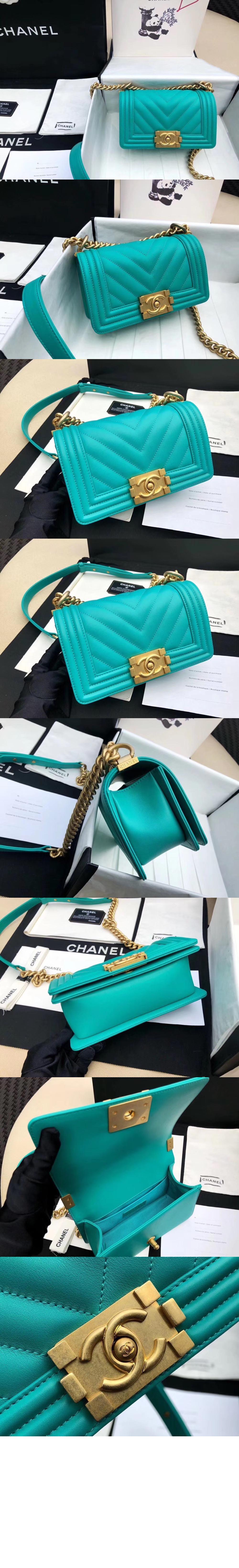 샤넬 쉐브론 보이백 램스킨 스몰 인기색상 A67085