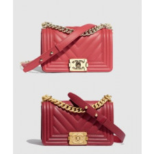 샤넬 쉐브론 보이백 램스킨 스몰 인기색상 A67085