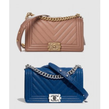 샤넬 쉐브론 보이백 캐비어 미듐 인기색상 A67086