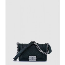 샤넬 쉐브론 보이백 캐비어 스몰 A67085