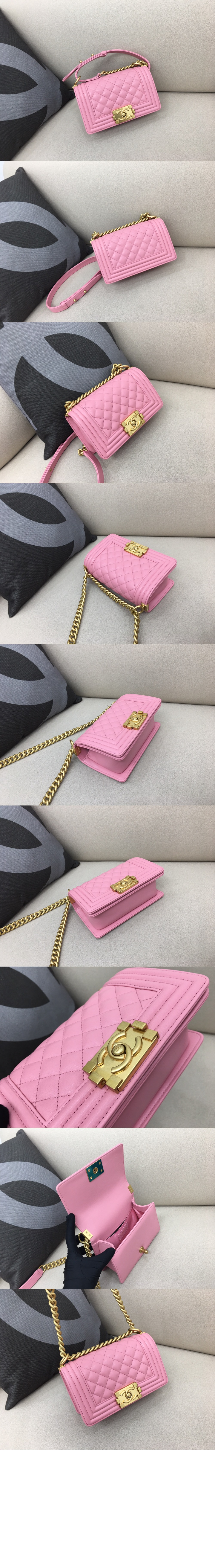 샤넬 보이백 램스킨 스몰 인기색상 A67085