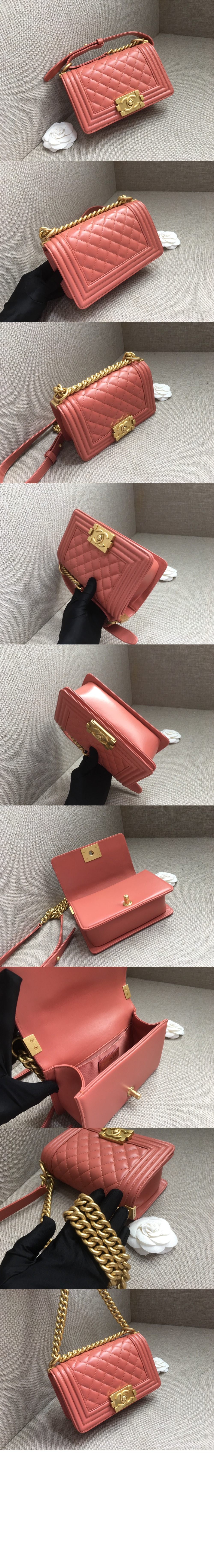 샤넬 보이백 램스킨 스몰 인기색상 A67085