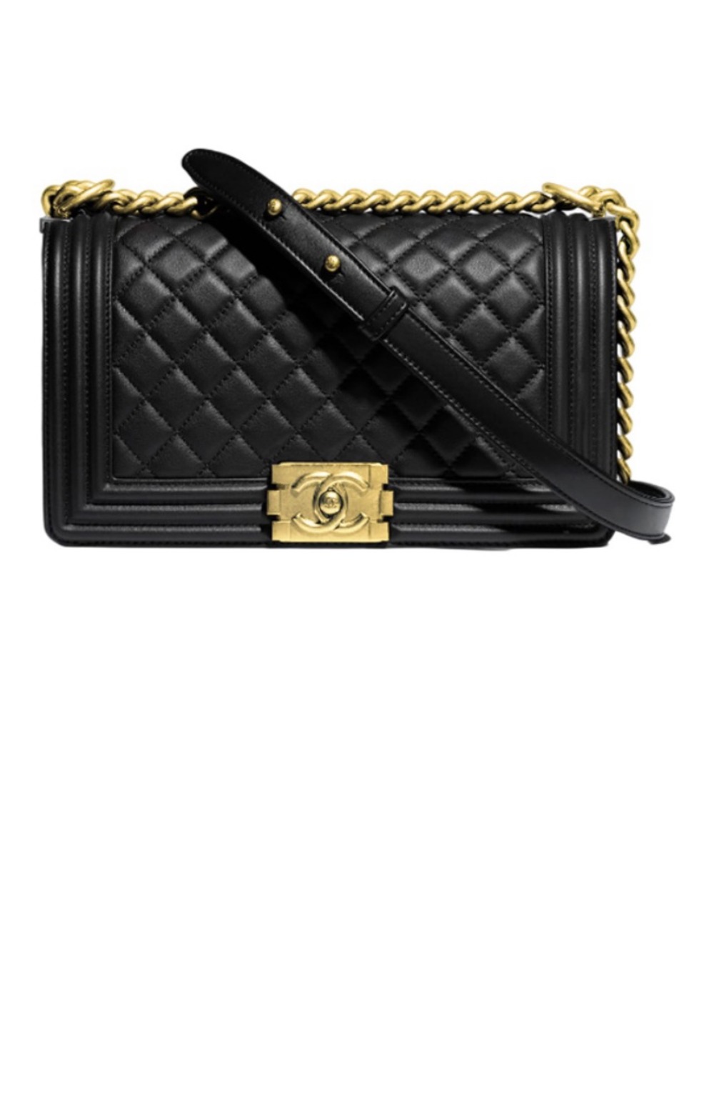 샤넬 보이백 램스킨 미듐 A67086