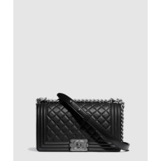 샤넬 보이백 램스킨 미듐 A67086