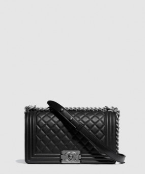 샤넬 보이백 램스킨 미듐 A67086