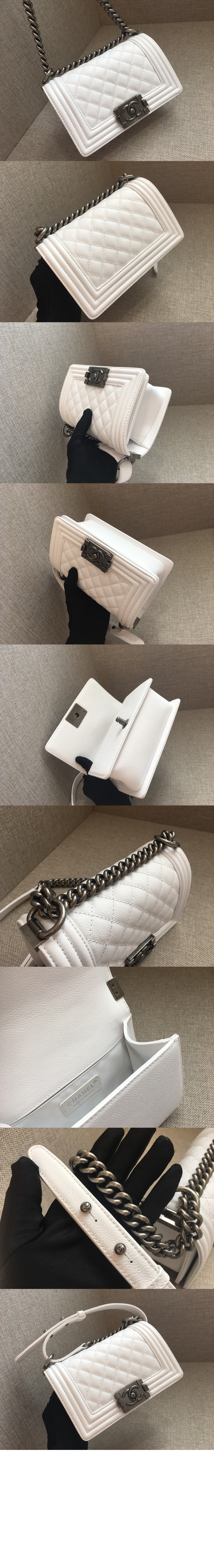 샤넬 보이백 캐비어 스몰 인기색상 A67085