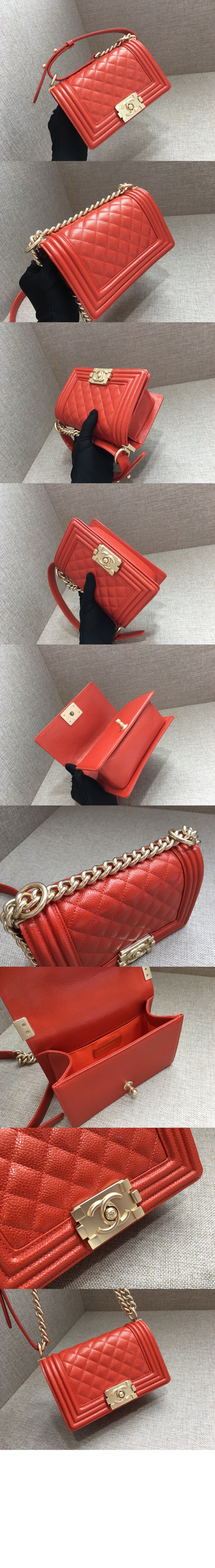 샤넬 보이백 캐비어 스몰 인기색상 A67085