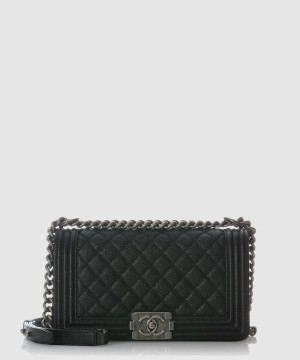 샤넬 보이백 캐비어 미듐 A67086