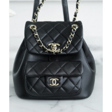 샤넬 듀마 백팩 원포켓 램스킨 스몰 금장 블랙 18 x 18 x 11 cm