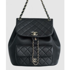 샤넬 22A 듀마 포켓 백 블랙 라지