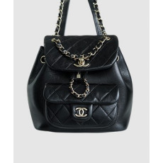 샤넬 22A 듀마 포켓 백 블랙