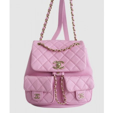 샤넬 23A 듀마 더블 포켓 백 라지 핑크