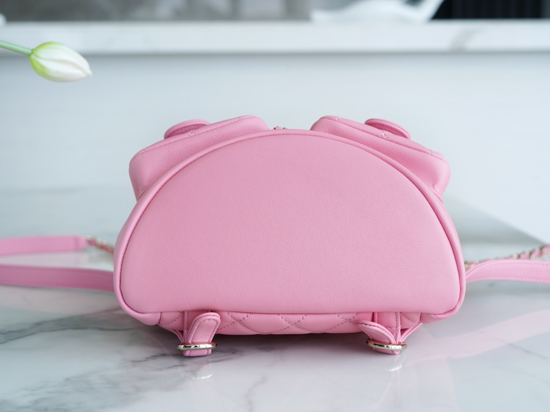 샤넬 23A 듀마 더블 포켓 백 스몰 핑크