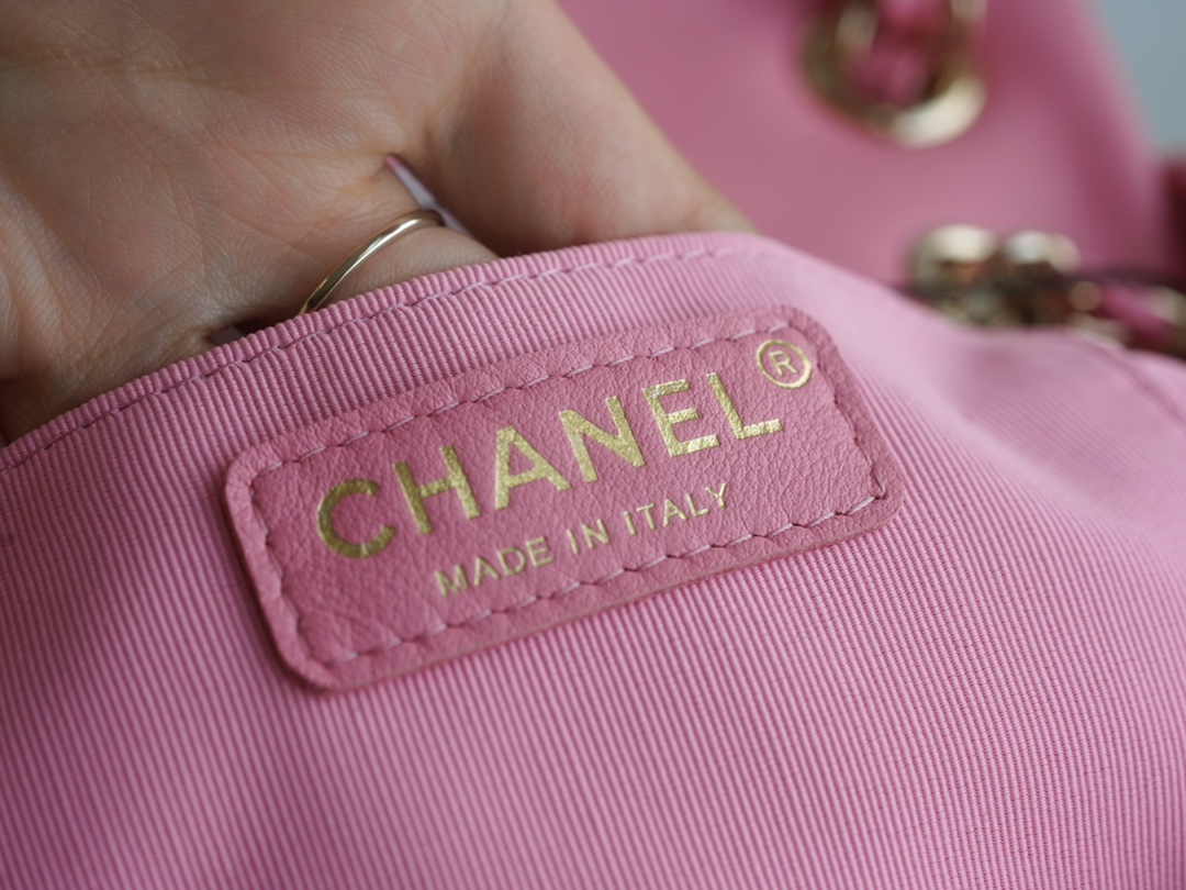 샤넬 23A 듀마 더블 포켓 백 스몰 핑크