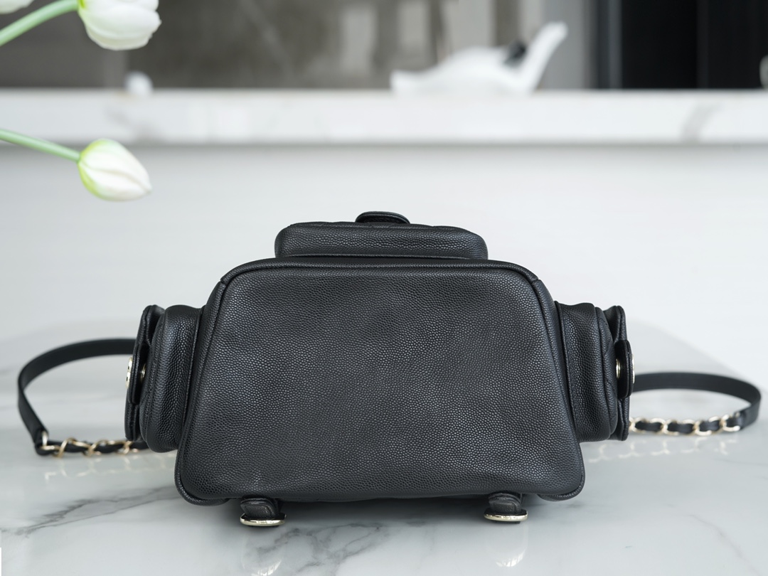 샤넬 23K 뉴 듀마백 라지 블랙