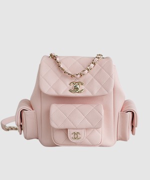 샤넬 23K 뉴 듀마백 스몰 핑크