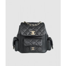 샤넬 23K 뉴 듀마백 스몰 블랙