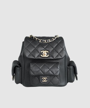 샤넬 23K 뉴 듀마백 스몰 블랙