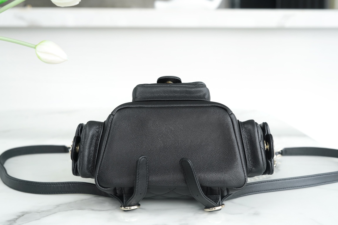 샤넬 23K 뉴 듀마백 스몰 블랙