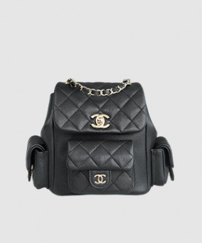 샤넬 23K 뉴 듀마백 스몰 블랙