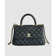 샤넬 코코핸들 체인 블랙 스몰 캐비어