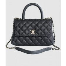 샤넬 코코핸들 블랙 스몰 캐비어