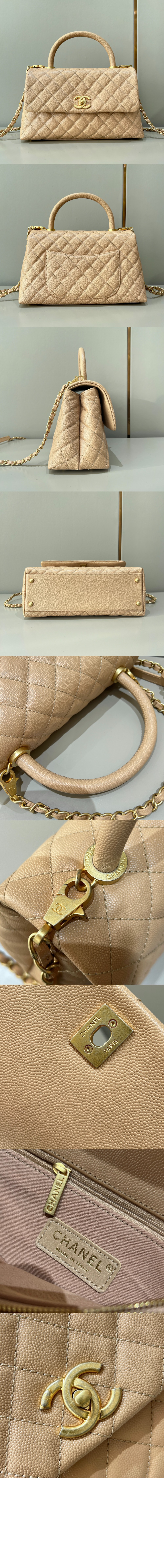 샤넬 코코핸들 미듐 인기색상 A92991