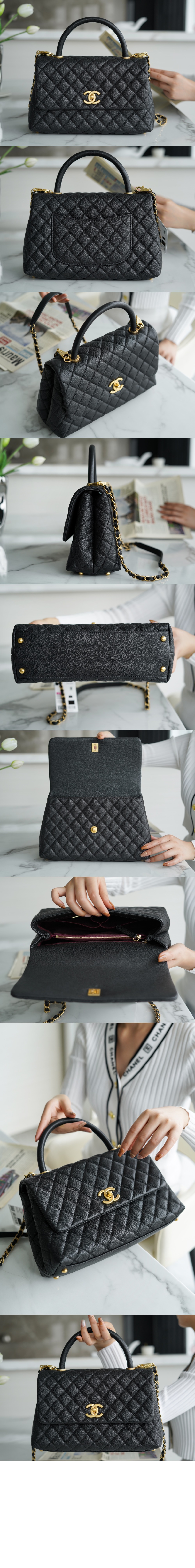 샤넬 코코핸들 미듐 A92991