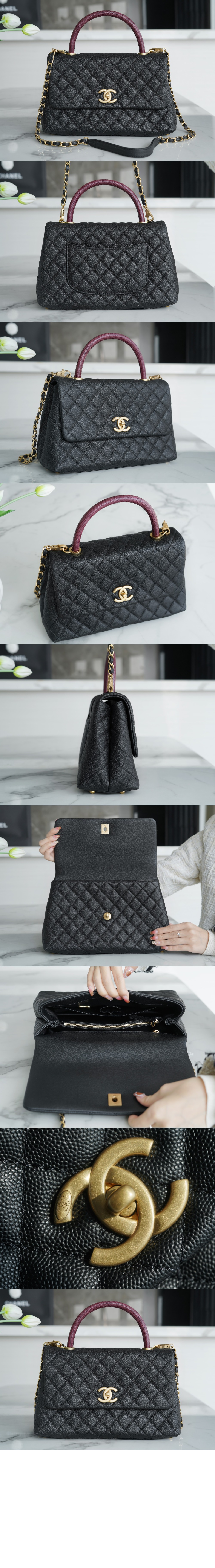 샤넬 코코핸들 미듐 A92991