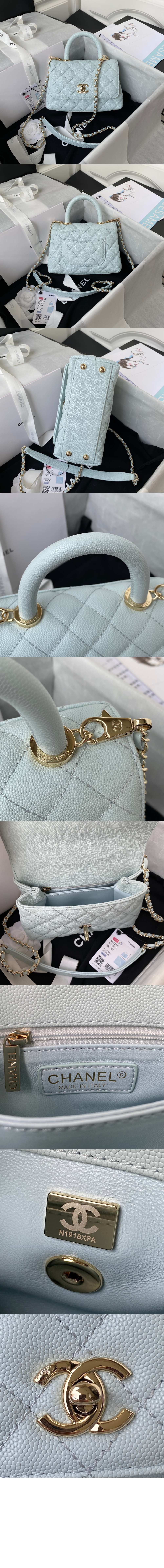 샤넬 코코핸들 미니 인기색상 AS2215