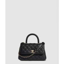 샤넬 코코핸들 스몰 샴페인골드 A92990