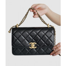 샤넬 클래식 미니 WOC 22 블랙