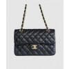 샤넬 클래식 플랩백 스몰 블랙 금장 램스킨