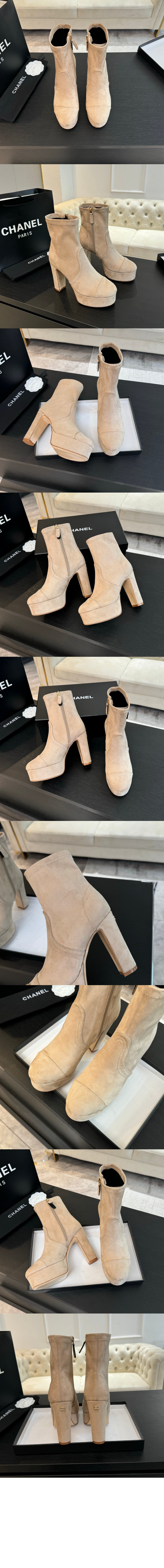 샤넬 쇼트 부츠 G46050