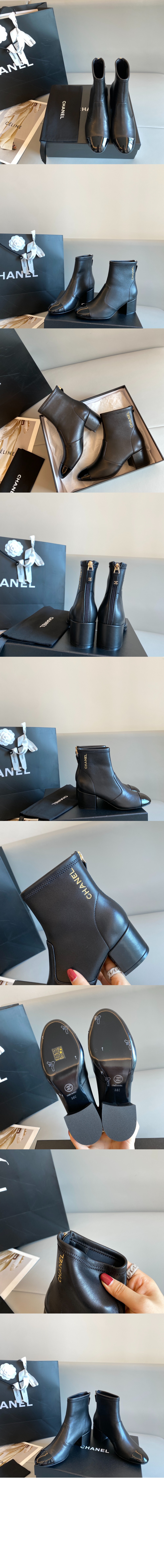 샤넬 쇼트 부츠 G39160