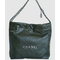 샤넬 22백 스몰 그린 은장