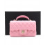 샤넬 AS2431 25시즌 핑크 램스킨 미니 탑핸들 플랩 토트백 금장 사이즈 : 가로 20CM / 세로 12.5CM / 폭 7CM